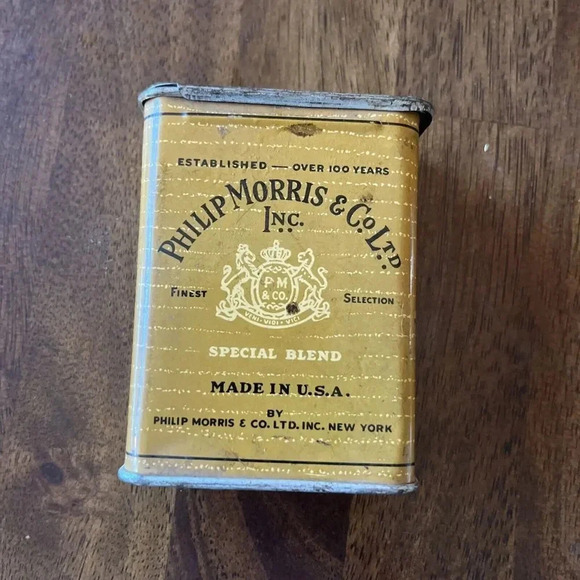 Vintage Phillip Morris & Co. Ltd. Special Blend Cigarettes Tin - Picture 2 of 7